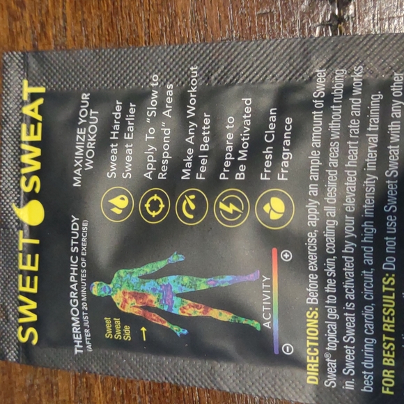 NWT Sweet Sweat Thigh Trimmer UNISEX Size M  WITH CLEANING BAG - Picture 7 of 12